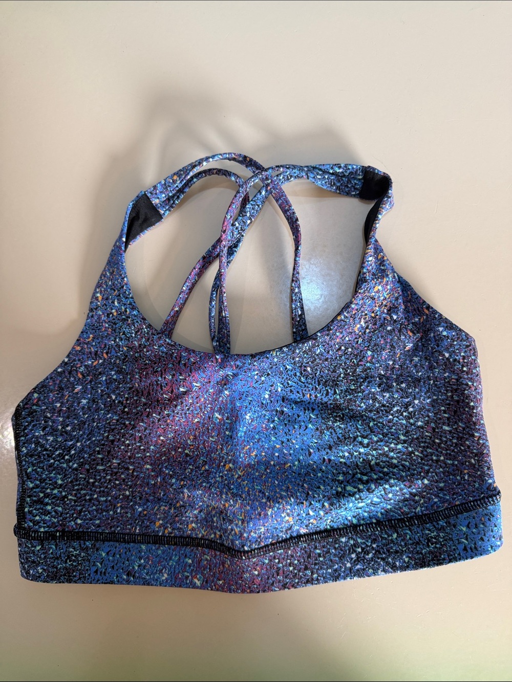 Lululemon Blue Galaxy Sports Bra
